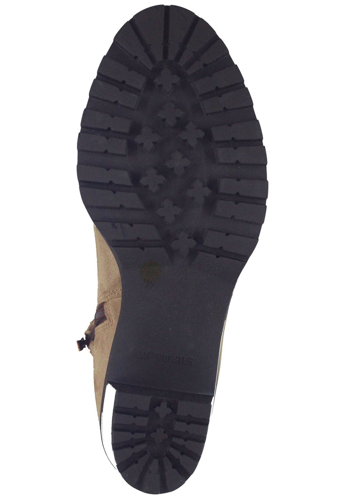 ara Stiefelette Veloursleder Toffee Warmfutter