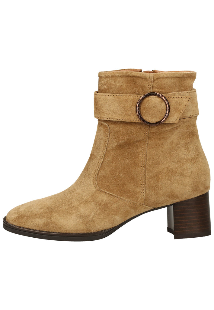 ara Stiefelette Veloursleder Toffee Warmfutter