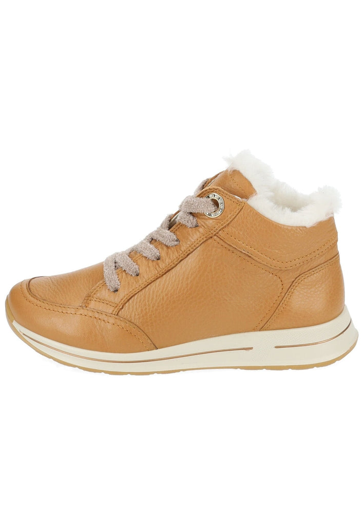 Stiefeletten ara Stiefelette Leder Caramel Warmfutter
