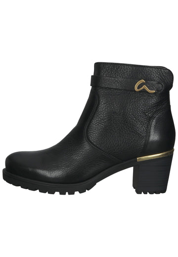Stiefeletten ara Stiefelette Leder Schwarz/Gold