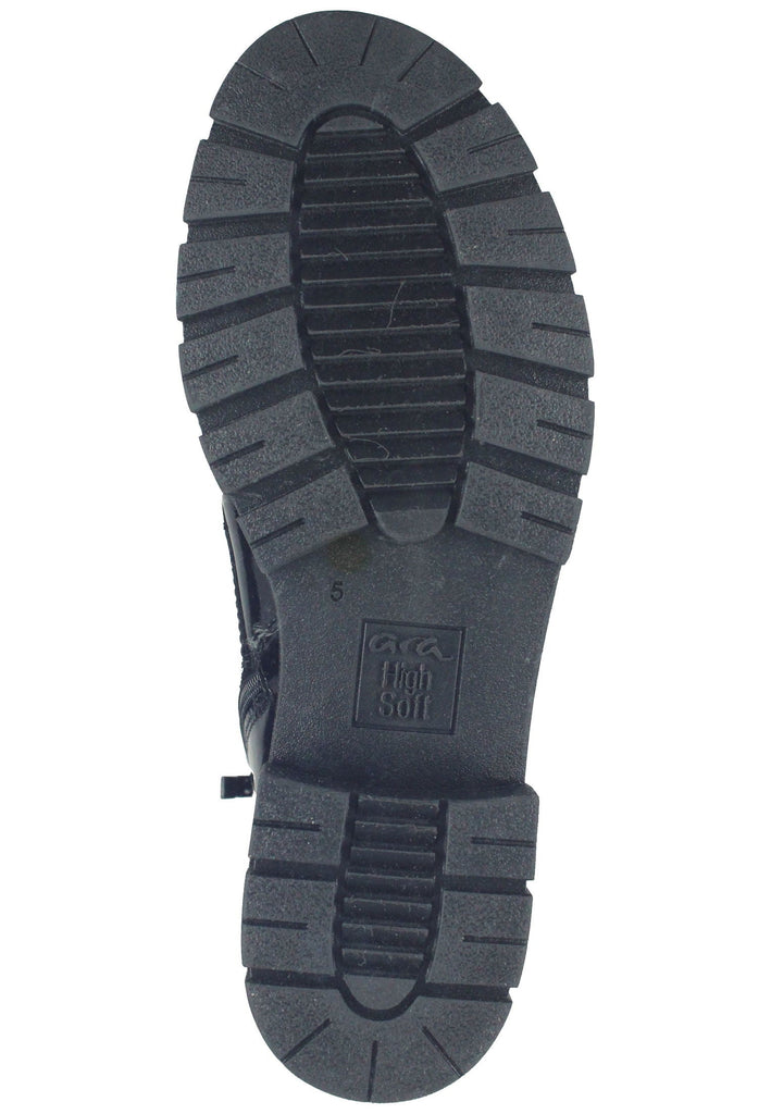 Stiefeletten ara Stiefelette Leder Schwarz Lack