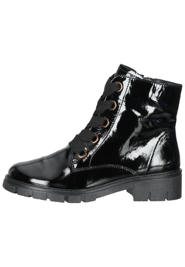 Stiefeletten ara Stiefelette Leder Schwarz Lack