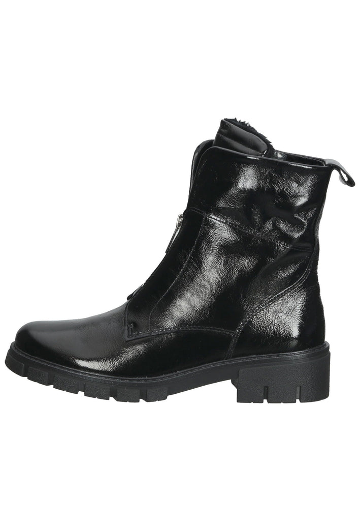 Stiefeletten ara Stiefelette Leder Schwarz Lack Warmfutter