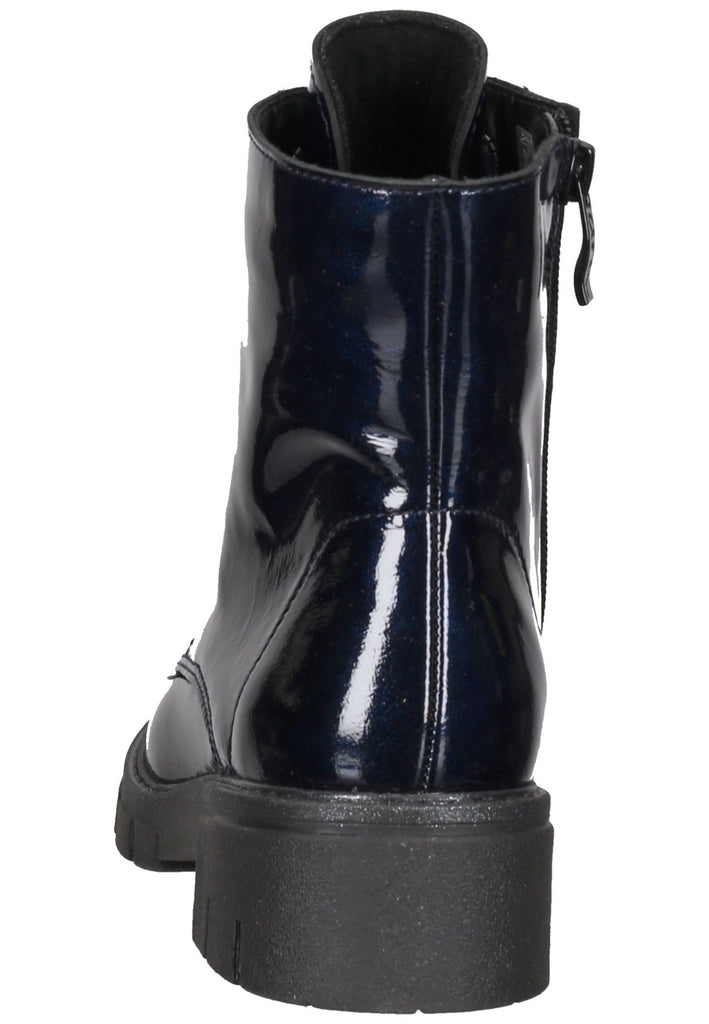 Stiefeletten ara Stiefelette Lederimitat Blau Lack