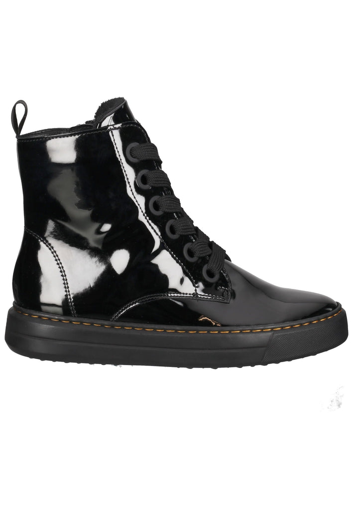 Stiefeletten ara Stiefelette Lederimitat Schwarz Lack