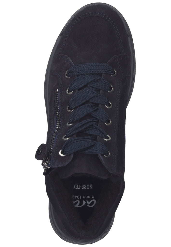 Stiefeletten ara Stiefelette Veloursleder Blau Warmfutter