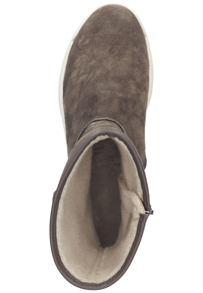 Stiefeletten ara Stiefelette Veloursleder Dunkelgrün Warmfutter