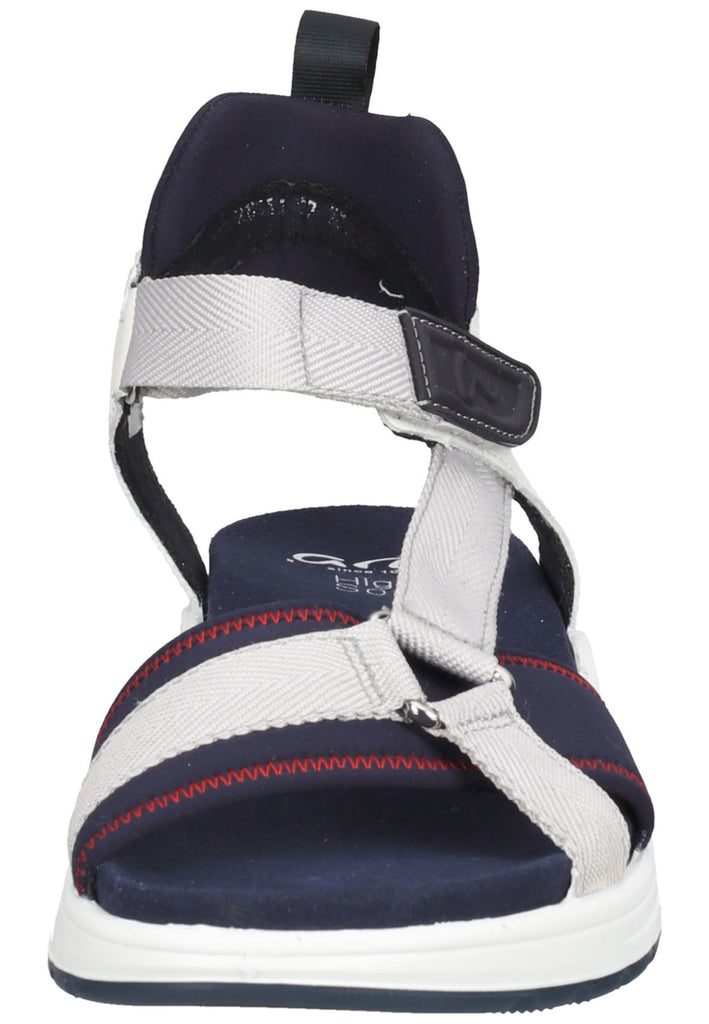 ara Wanderschuhe Leder/Textil Blau/Weiß