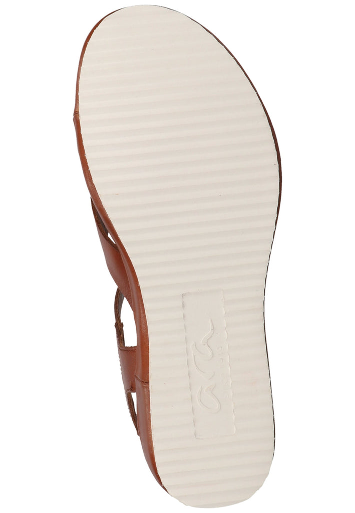 ara Zehensteg Glattleder Braun