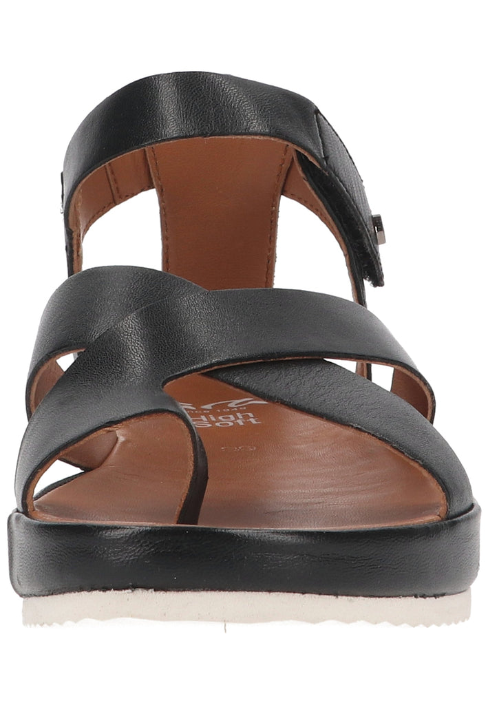 ara Zehensteg Glattleder Schwarz