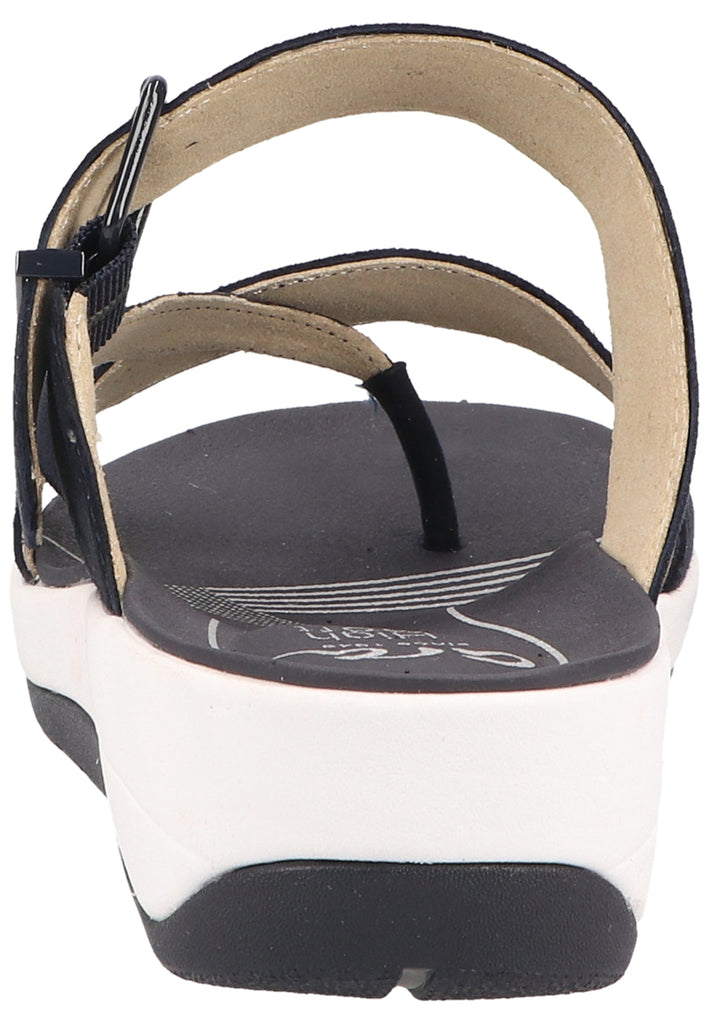 ara Zehensteg Veloursleder Blau