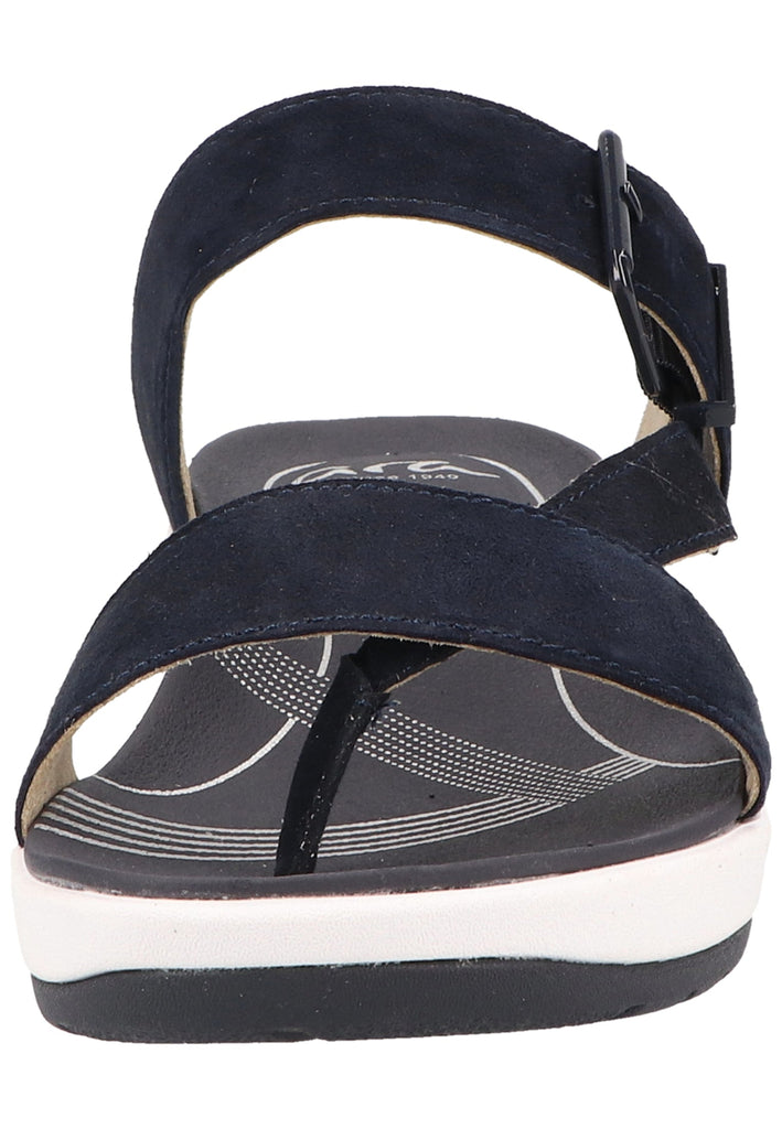 ara Zehensteg Veloursleder Blau