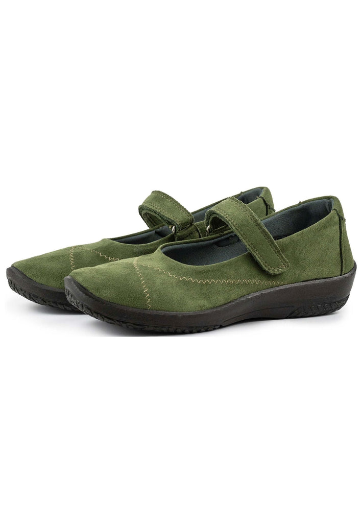 ARCOPEDICO Ballerinas Lederimitat Olive