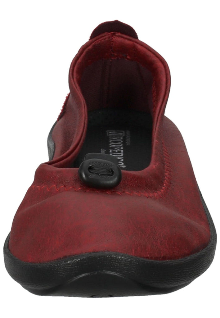 ARCOPEDICO Ballerinas Lederimitat Rot