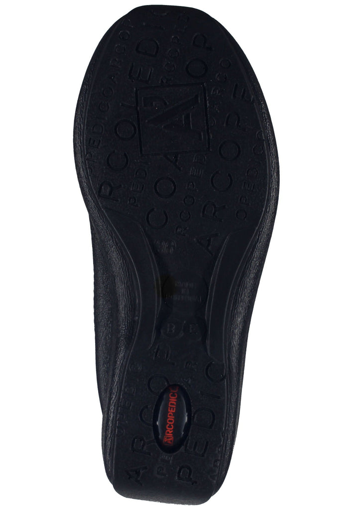 ARCOPEDICO Ballerinas Lederimitat Schwarz