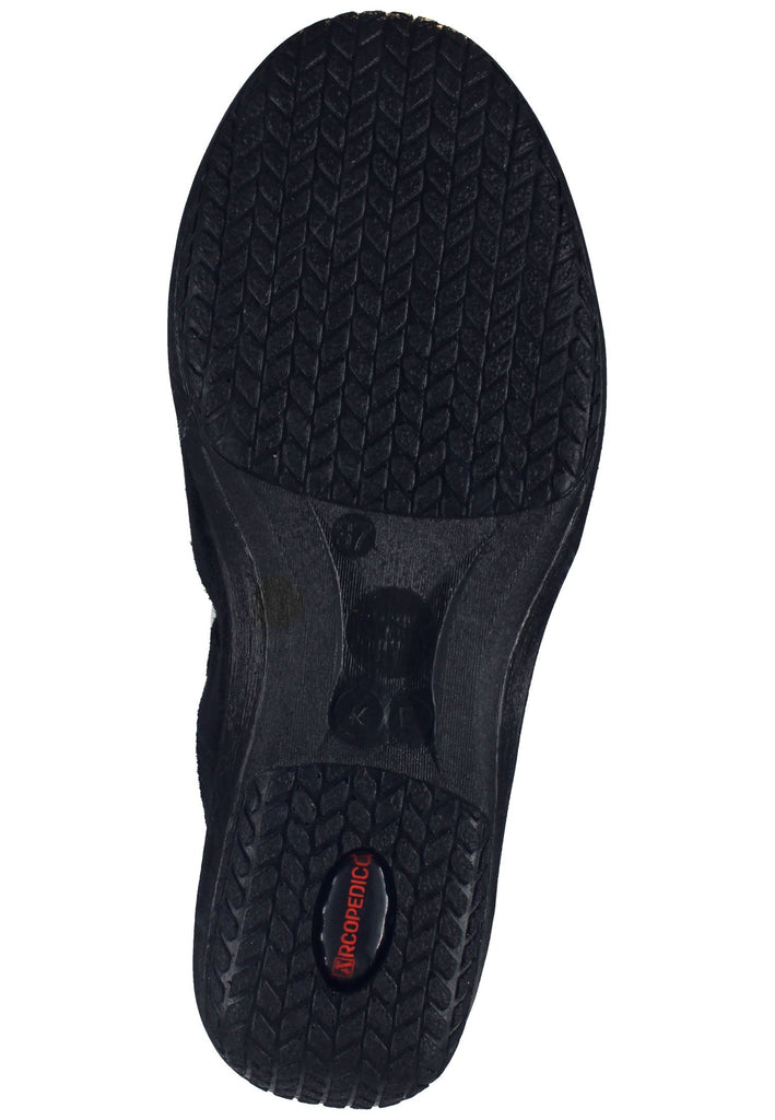 ARCOPEDICO Ballerinas Lederimitat Schwarz