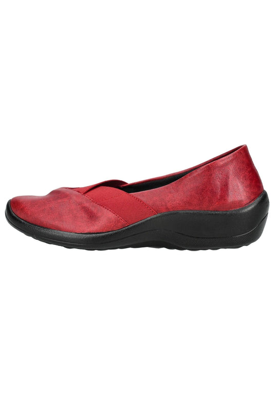 ARCOPEDICO Halbschuhe Lederimitat Cherry