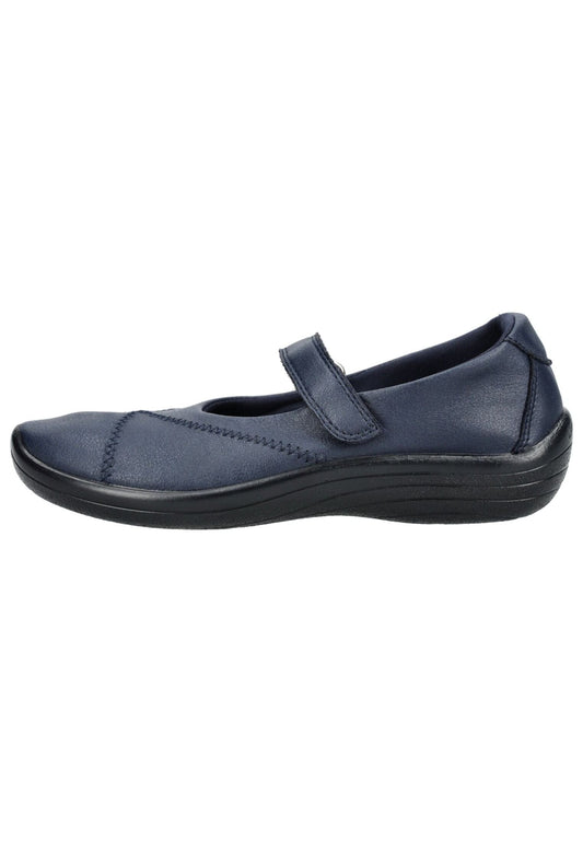 ARCOPEDICO Halbschuhe Lederimitat Navy