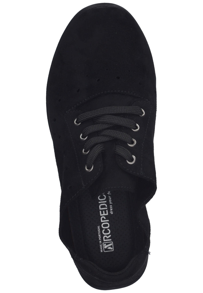ARCOPEDICO Halbschuhe Lederimitat Schwarz