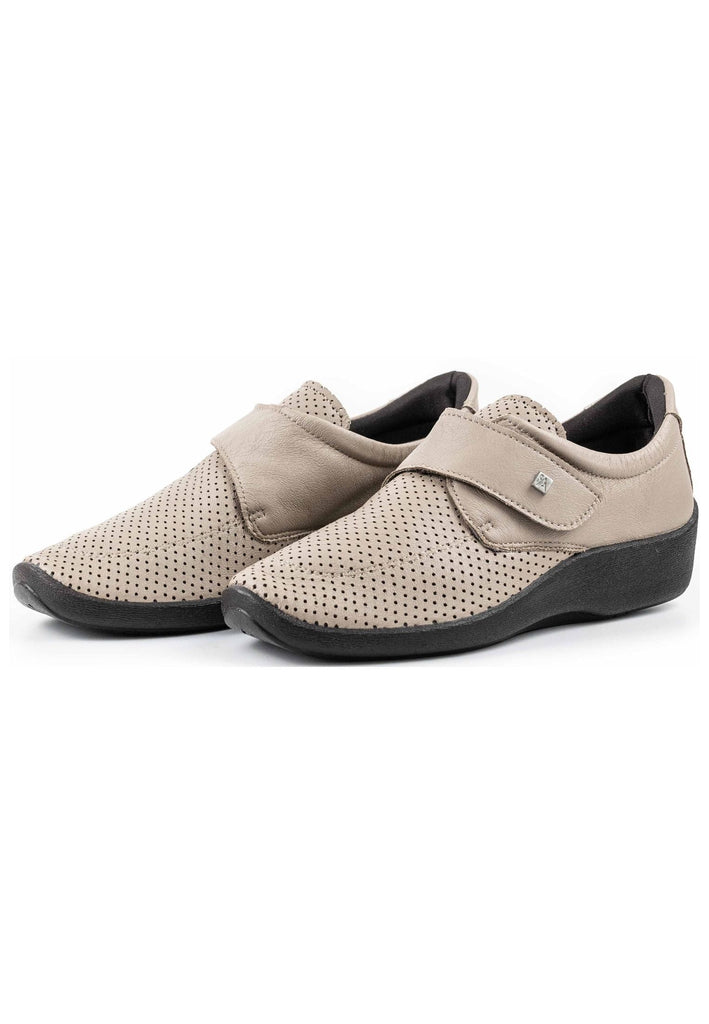 ARCOPEDICO Halbschuhe Lederimitat Taupe