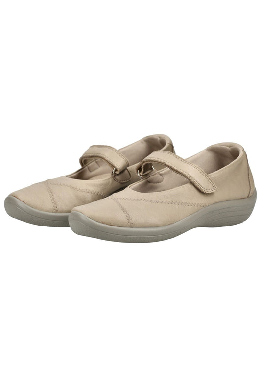 ARCOPEDICO Halbschuhe Lederimitat Taupe