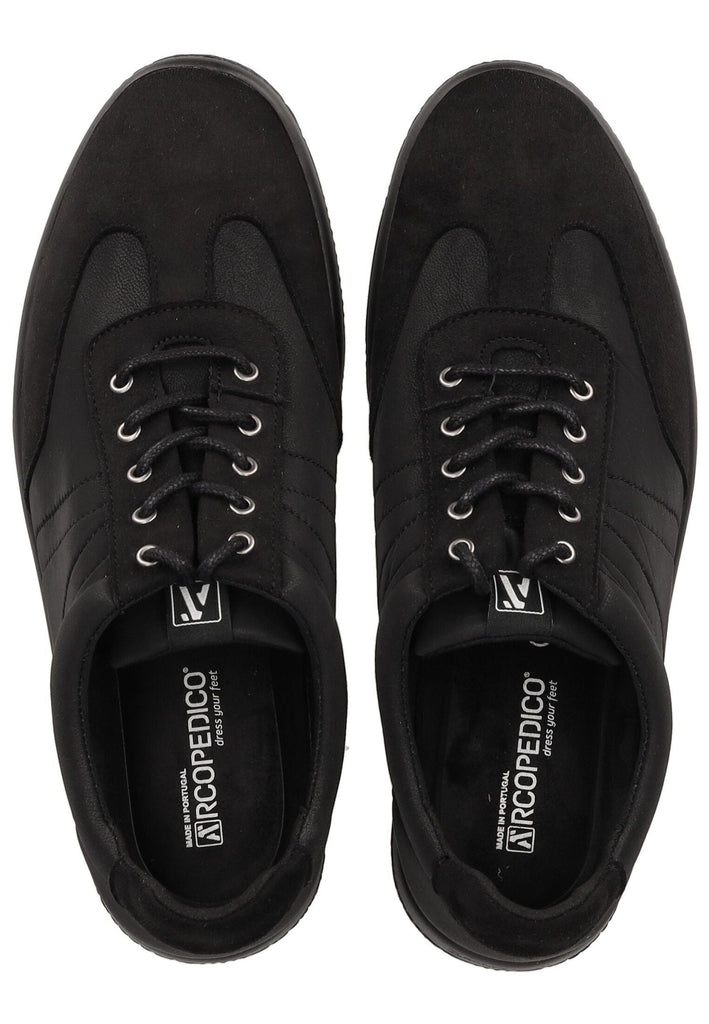 ARCOPEDICO Halbschuhe Lederimitat/Textil Schwarz