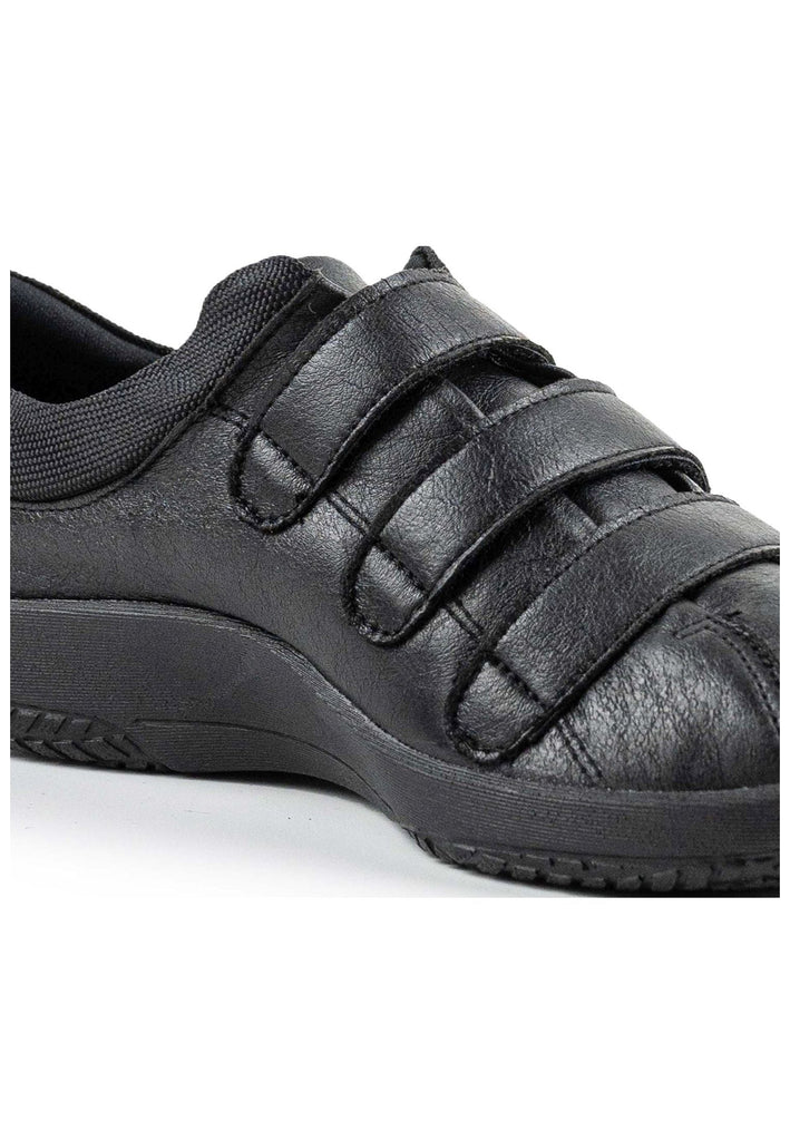 ARCOPEDICO Halbschuhe Lederimitat/Textil Schwarz