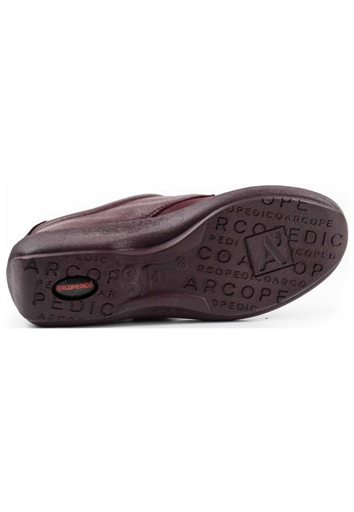 ARCOPEDICO Halbschuhe Textil Bordeaux