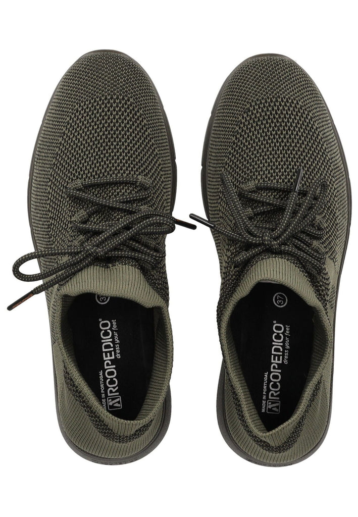ARCOPEDICO Halbschuhe Textil Khaki