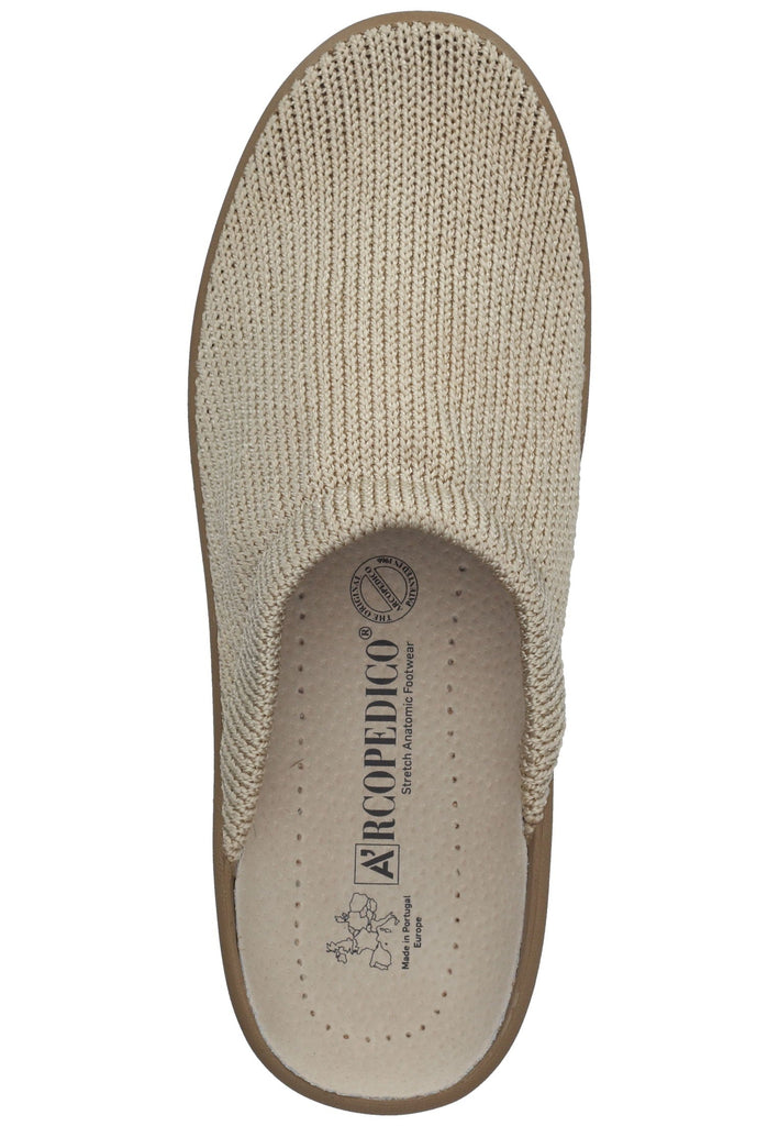 ARCOPEDICO Hausschuhe Textil Beige