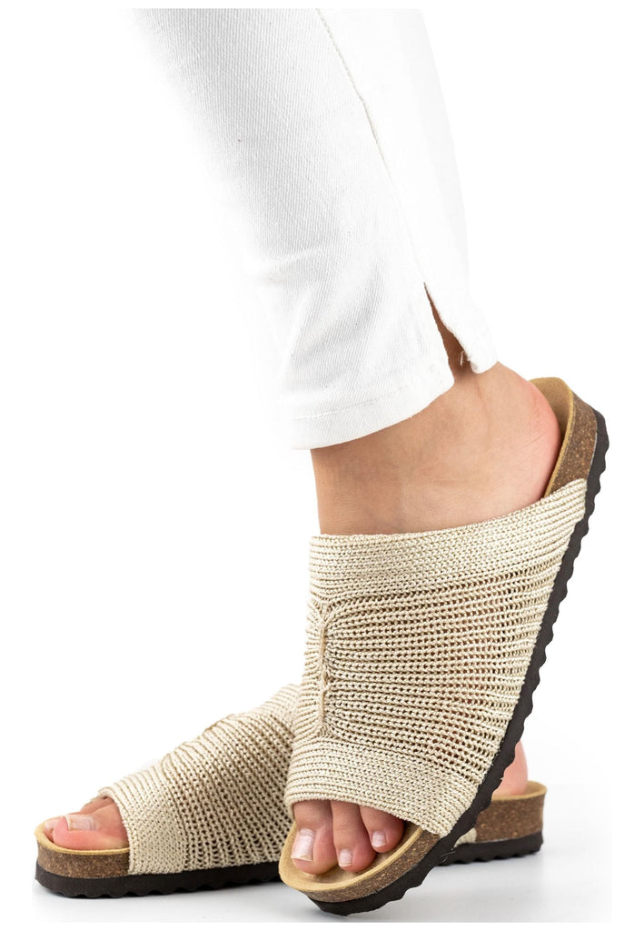 ARCOPEDICO Hausschuhe Textil Beige