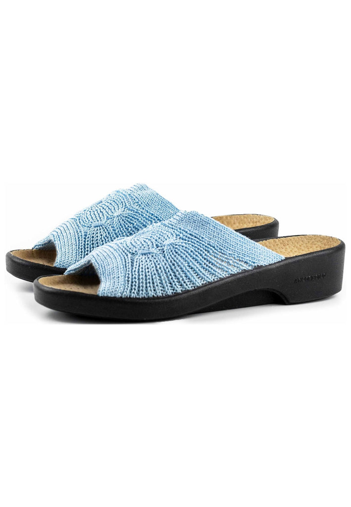 ARCOPEDICO Hausschuhe Textil Hellblau