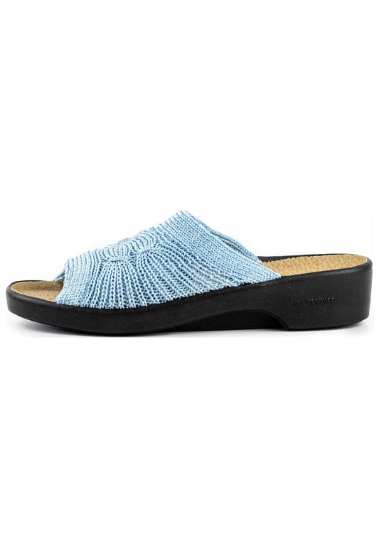 ARCOPEDICO Hausschuhe Textil Hellblau