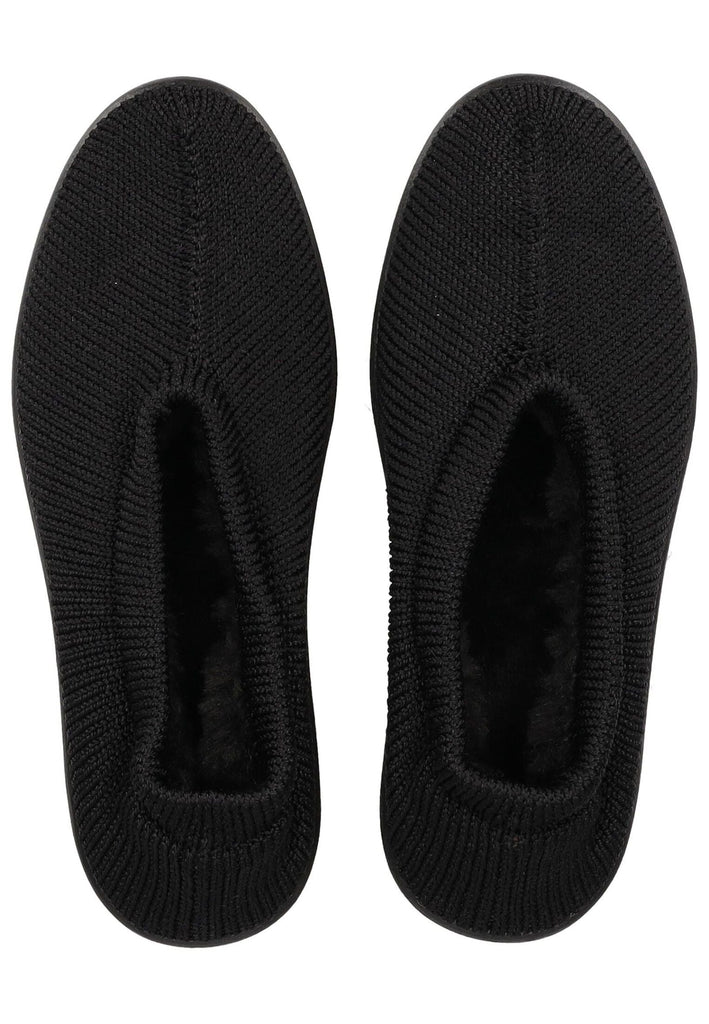ARCOPEDICO Hausschuhe Textil Schwarz Warmfutter
