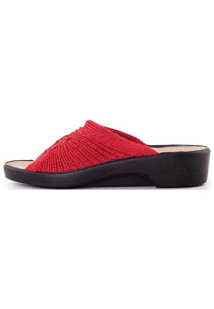 Pantoletten ARCOPEDICO Hausschuhe Textil Rot