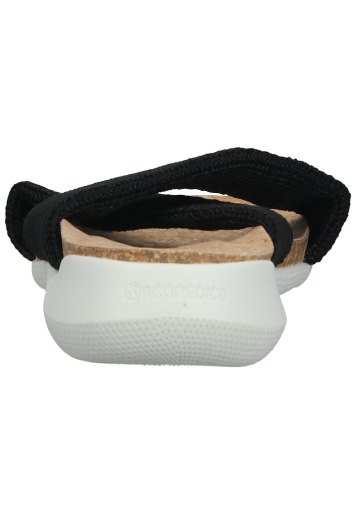 ARCOPEDICO Pantoletten Textil Schwarz