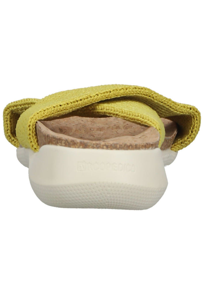ARCOPEDICO Pantoletten Textil Senf