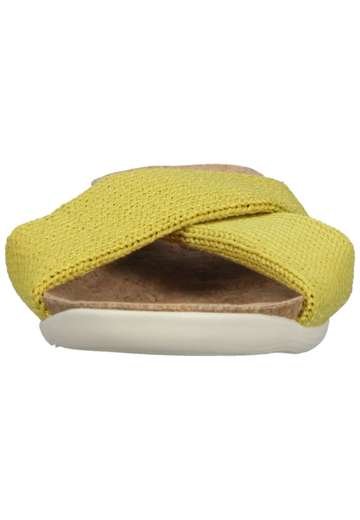 ARCOPEDICO Pantoletten Textil Senf