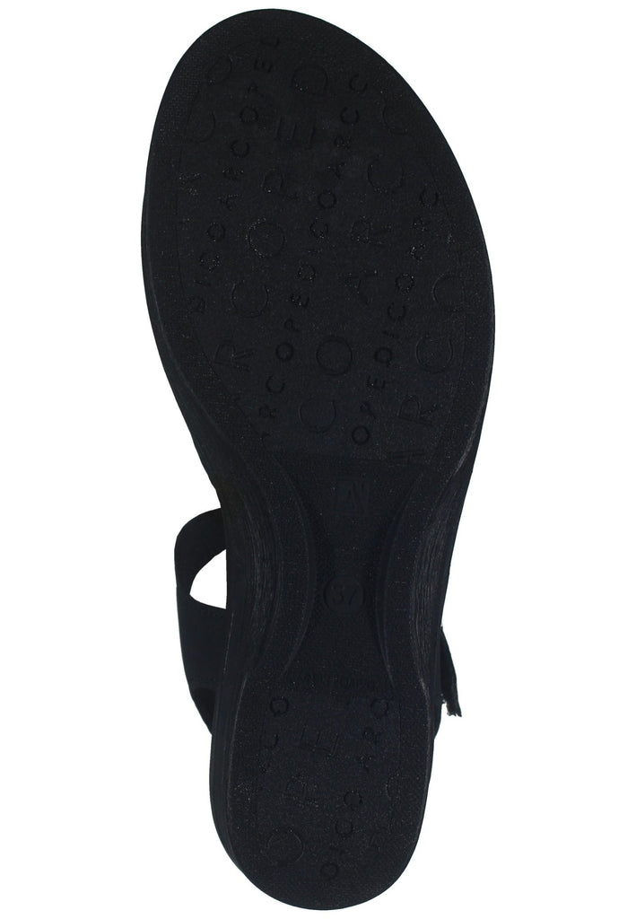 ARCOPEDICO Sandalen Textil Black