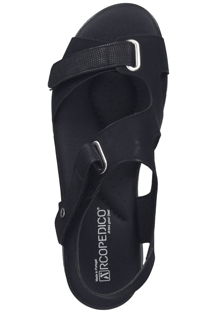 ARCOPEDICO Sandalen Textil Black