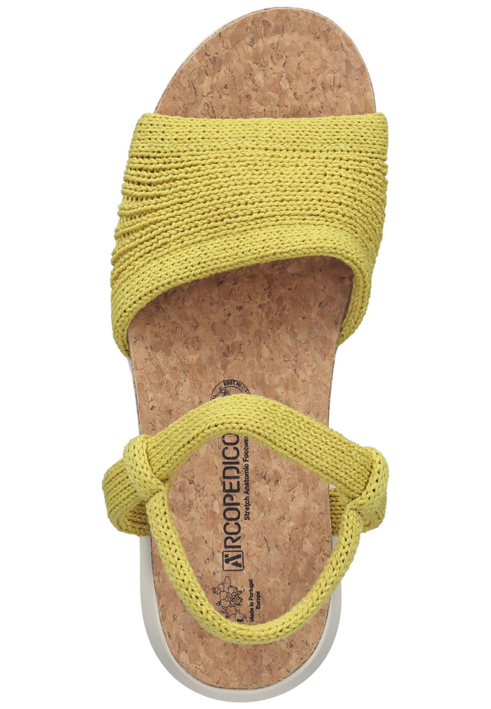 ARCOPEDICO Sandalen Textil Senf