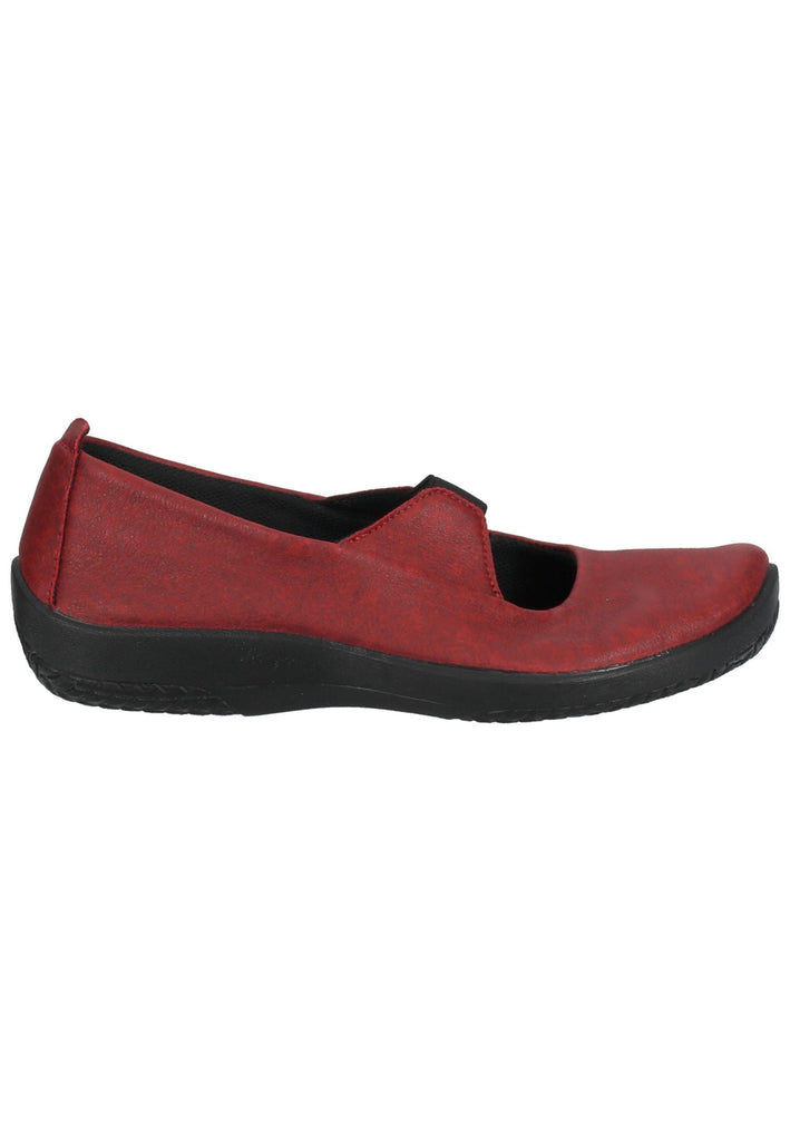 ARCOPEDICO Slipper Lederimitat Rot