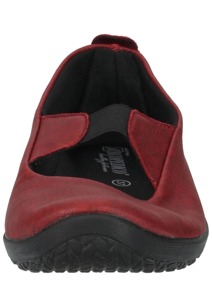 ARCOPEDICO Slipper Lederimitat Rot