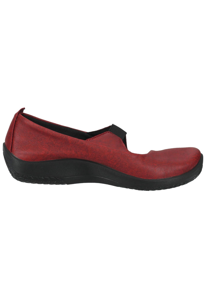 ARCOPEDICO Slipper Lederimitat Rot