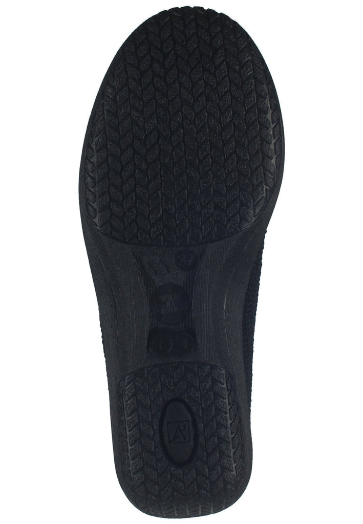 ARCOPEDICO Slipper Textil Black