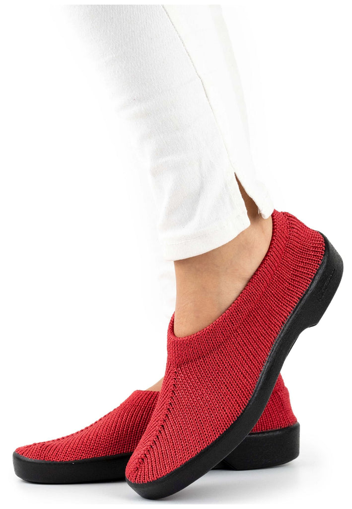 ARCOPEDICO Slipper Textil Rot
