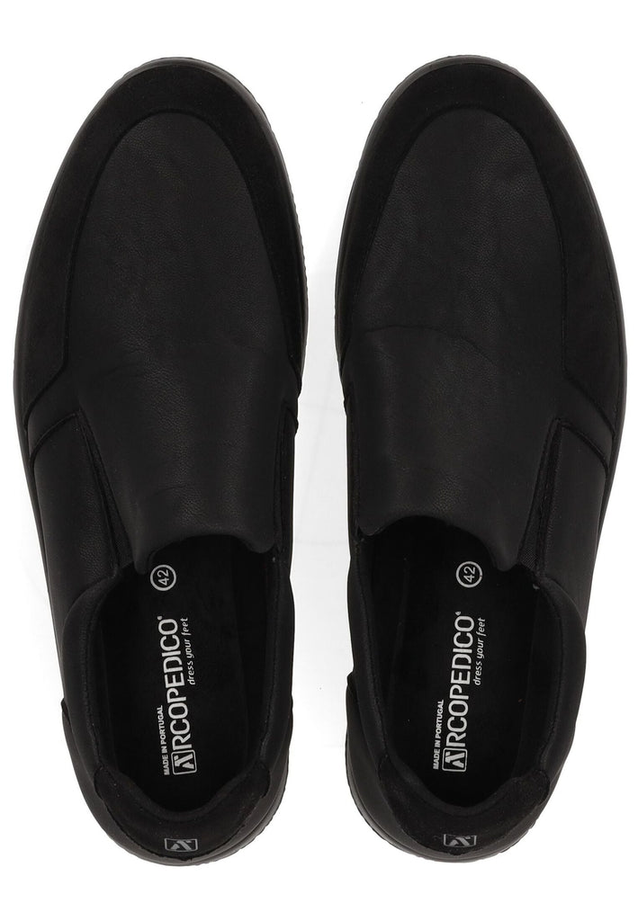 ARCOPEDICO Slipper Textil Schwarz