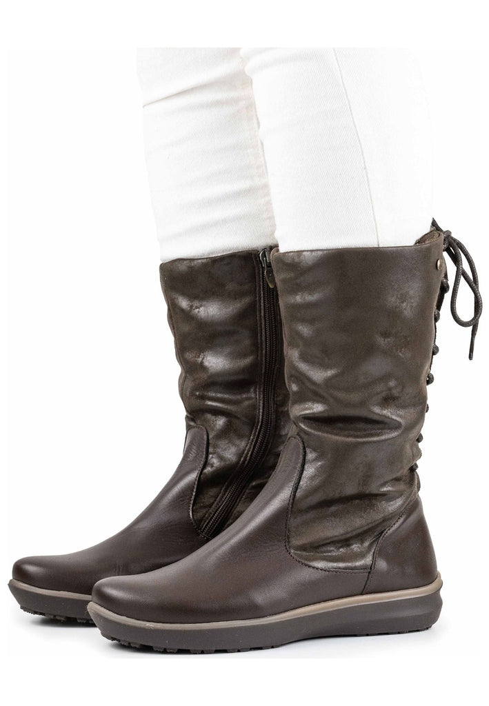 ARCOPEDICO Stiefel Leder Braun Warmfutter