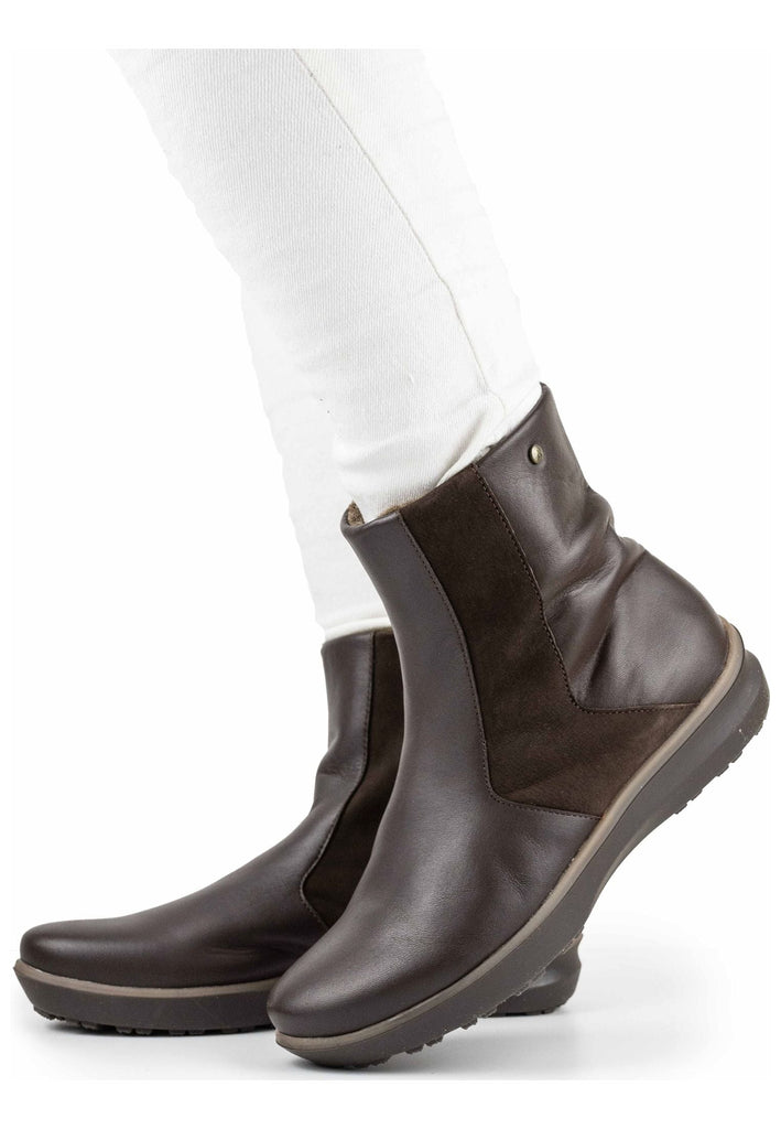 ARCOPEDICO Stiefelette Leder Chocolate Warmfutter