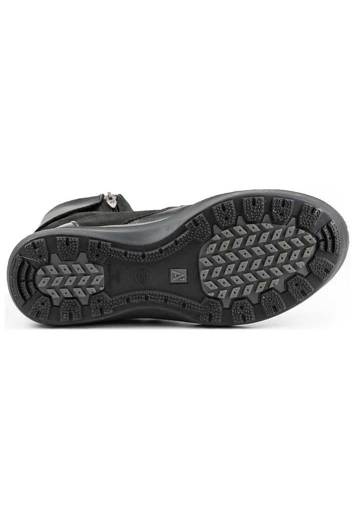 ARCOPEDICO Stiefelette Leder/Textil Schwarz Warmfutter